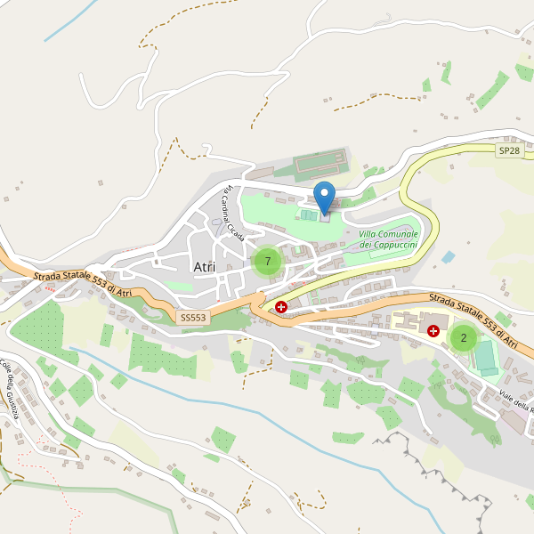 Thumbnail mappa parcheggi di Atri
