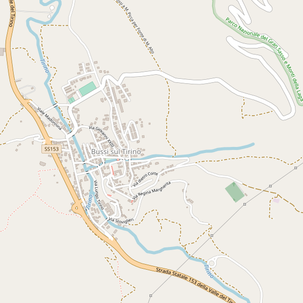 Thumbnail mappa parcheggi di Bussi sul Tirino