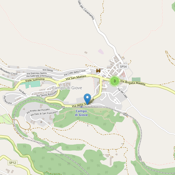 Thumbnail mappa parcheggi di Campo di Giove