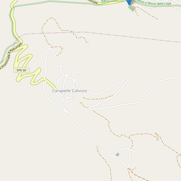 Thumbnail mappa parcheggi di Carapelle Calvisio