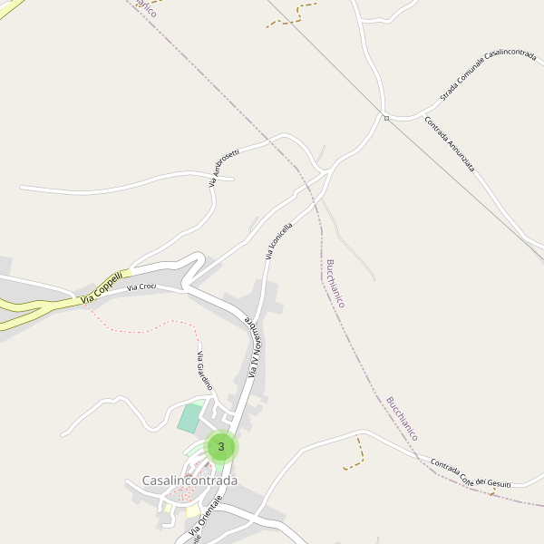 Thumbnail mappa parcheggi di Casalincontrada