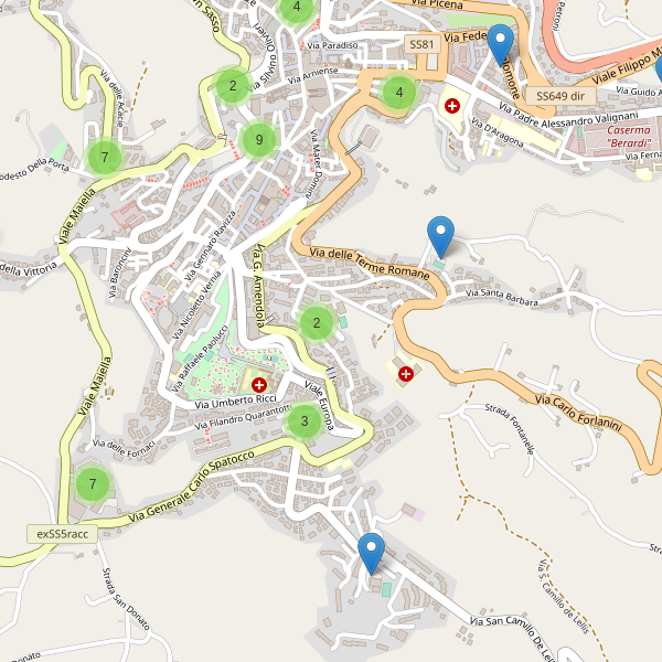 Thumbnail mappa parcheggi di Chieti