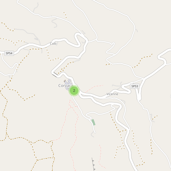 Thumbnail mappa parcheggi di Corvara