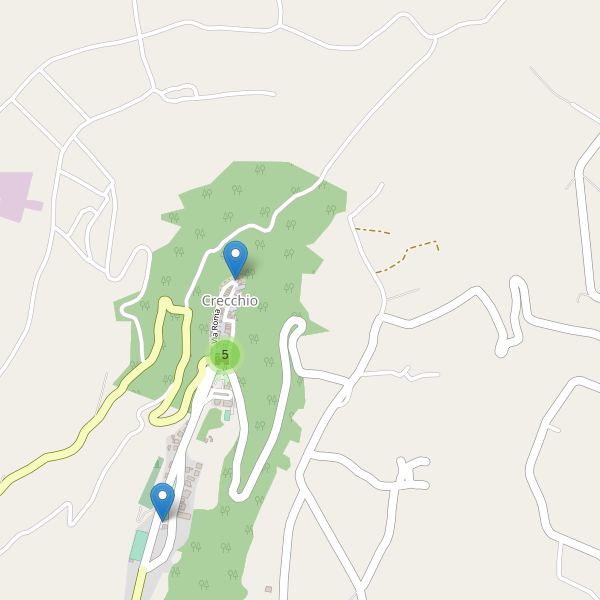 Thumbnail mappa parcheggi di Crecchio