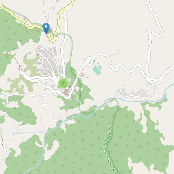 Thumbnail mappa parcheggi di Farindola