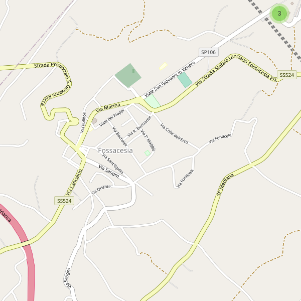 Thumbnail mappa parcheggi di Fossacesia