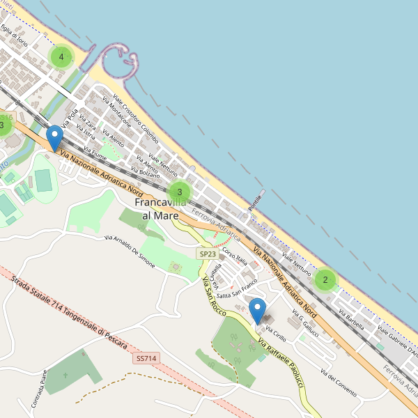 Thumbnail mappa parcheggi di Francavilla al Mare