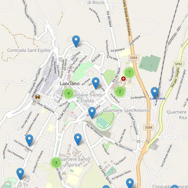 Thumbnail mappa parcheggi di Lanciano