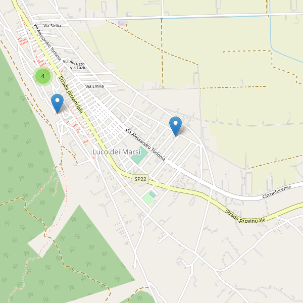 Thumbnail mappa parcheggi di Luco dei Marsi