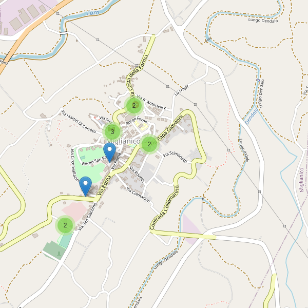 Thumbnail mappa parcheggi di Miglianico