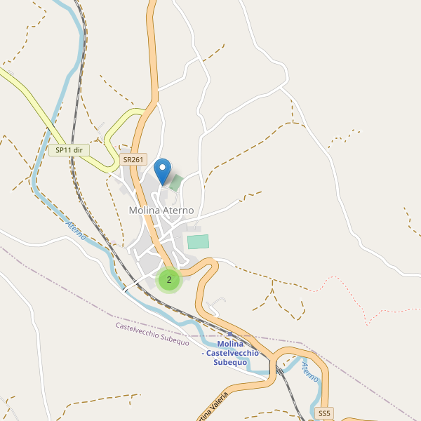 Thumbnail mappa parcheggi di Molina Aterno