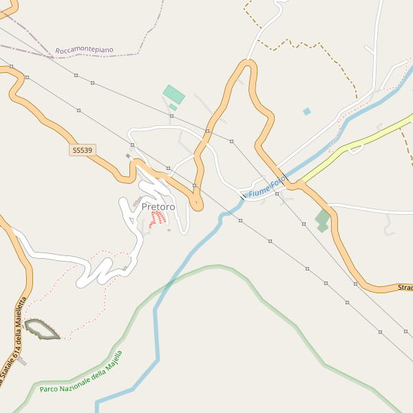 Thumbnail mappa parcheggi di Pretoro