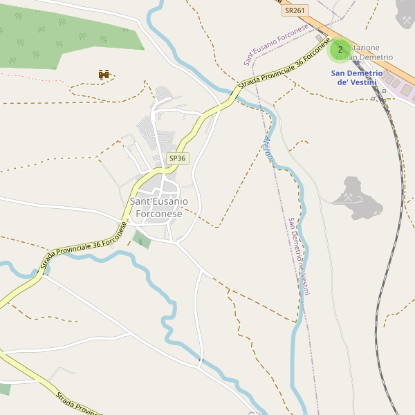 Thumbnail mappa parcheggi di Sant'Eusanio Forconese