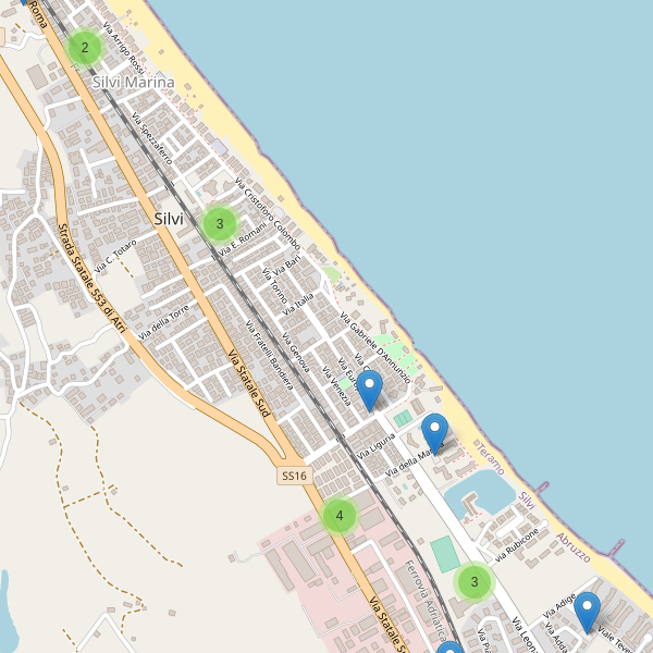 Thumbnail mappa parcheggi di Silvi