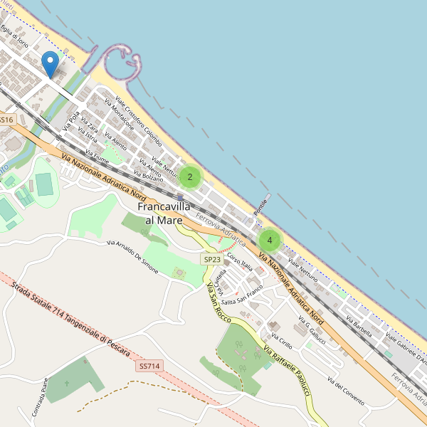 Thumbnail mappa ristoranti di Francavilla al Mare