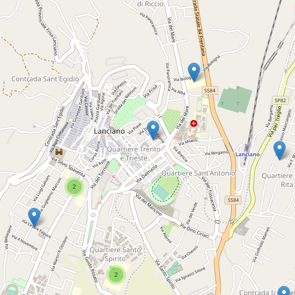Thumbnail mappa scuole di Lanciano