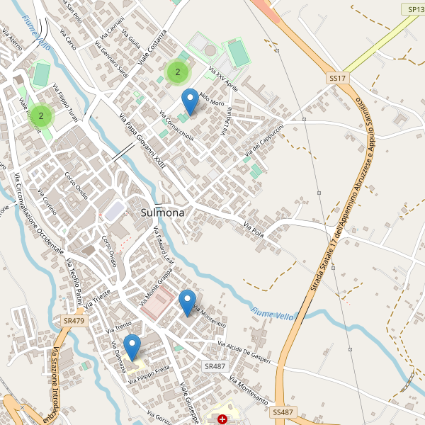 Thumbnail mappa scuole di Sulmona
