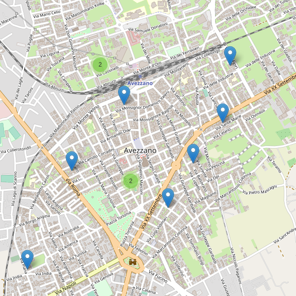 Thumbnail mappa supermercati di Avezzano