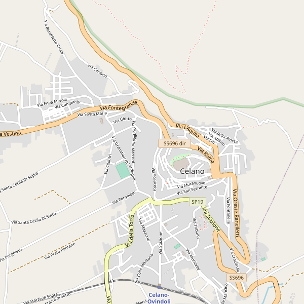 Thumbnail mappa taxi di Celano