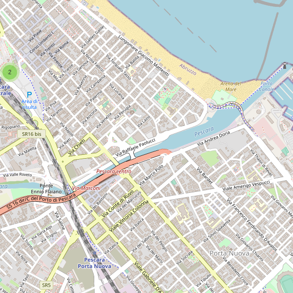 Thumbnail mappa taxi di Pescara