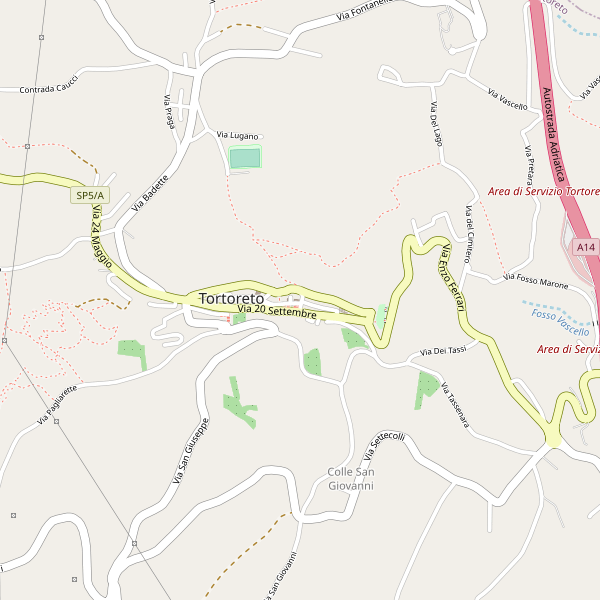 Thumbnail mappa taxi di Tortoreto