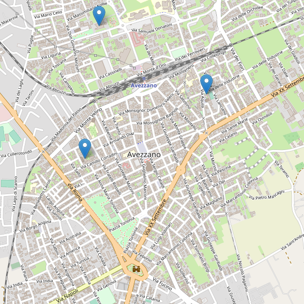 Thumbnail mappa teatri di Avezzano