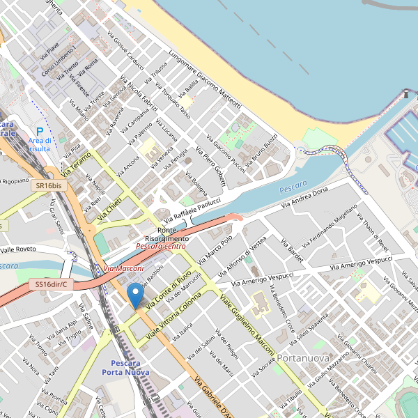 Thumbnail mappa teatri di Pescara
