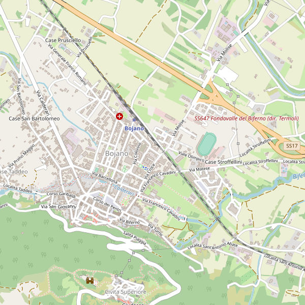 Thumbnail mappa ristoranti di Bojano