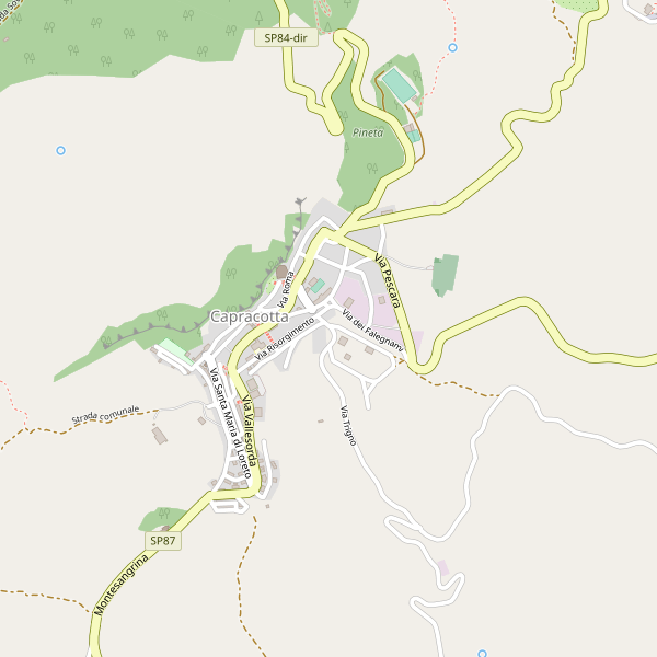 Thumbnail mappa chiese di Capracotta