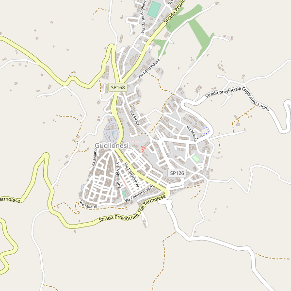 Thumbnail mappa stradale di Guglionesi