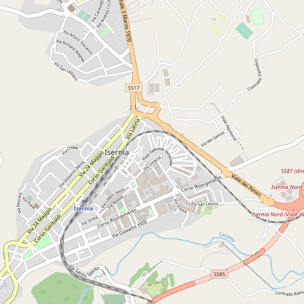 Thumbnail mappa polizia di Isernia