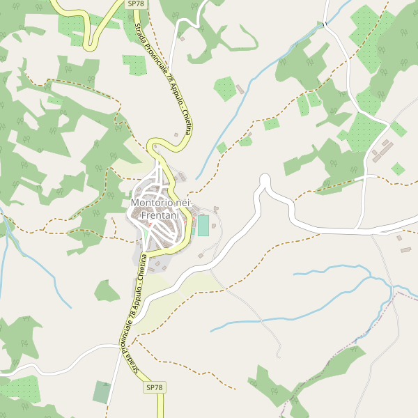 Thumbnail mappa stradale di Montorio nei Frentani