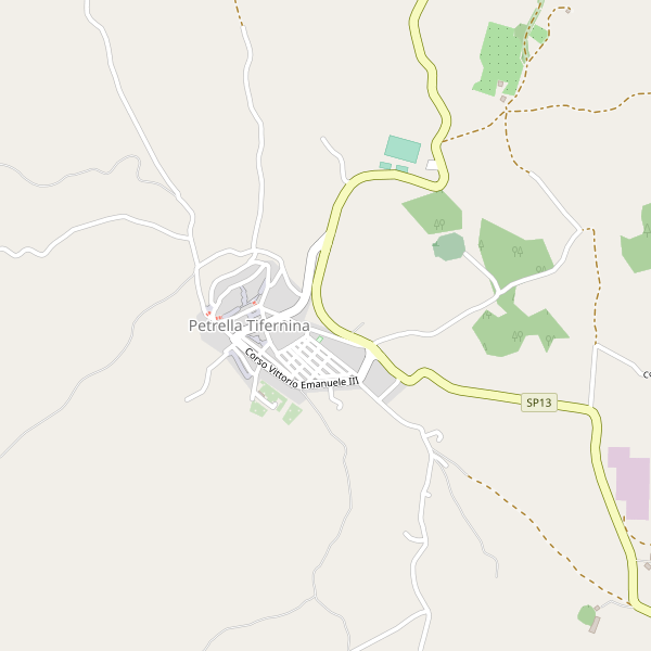 Thumbnail mappa stradale di Petrella Tifernina