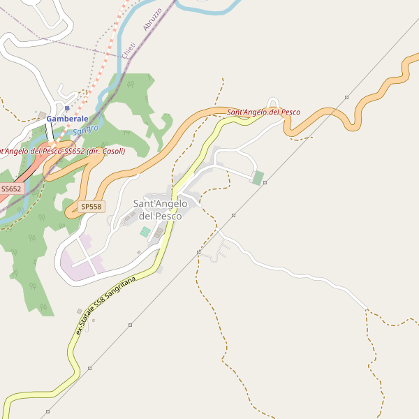 Thumbnail mappa hotel di Sant'Angelo del Pesco