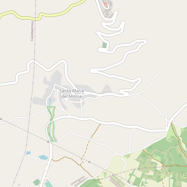 Thumbnail mappa stradale di Santa Maria del Molise