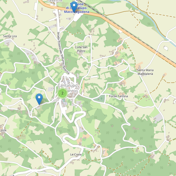Thumbnail mappa parcheggi di Cantalupo nel Sannio