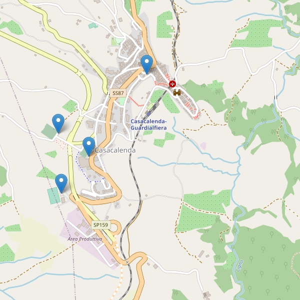 Thumbnail mappa parcheggi di Casacalenda