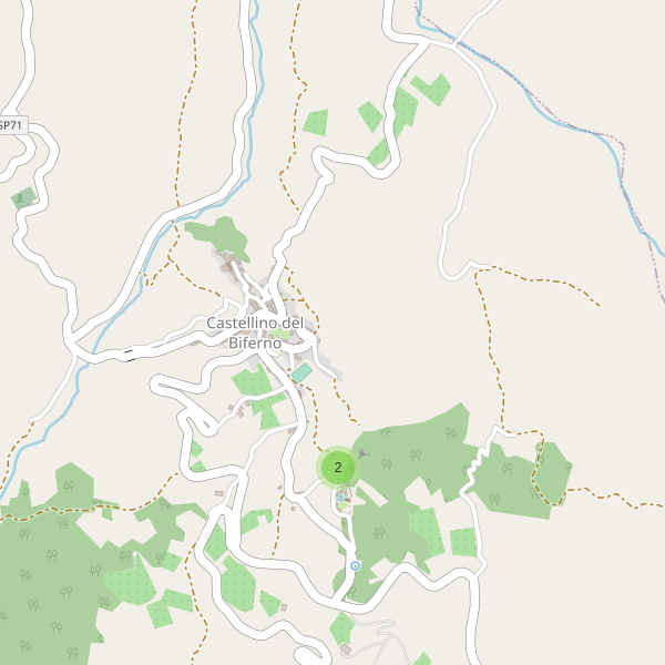 Thumbnail mappa parcheggi di Castellino del Biferno