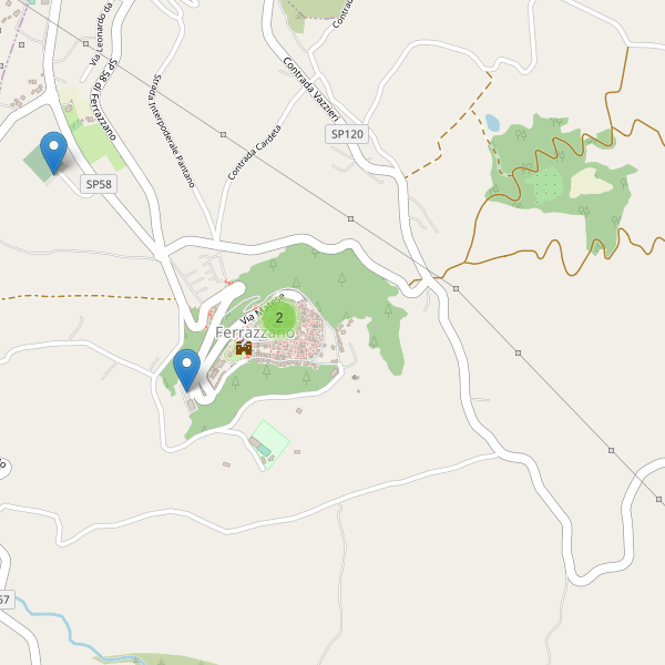 Thumbnail mappa parcheggi di Ferrazzano