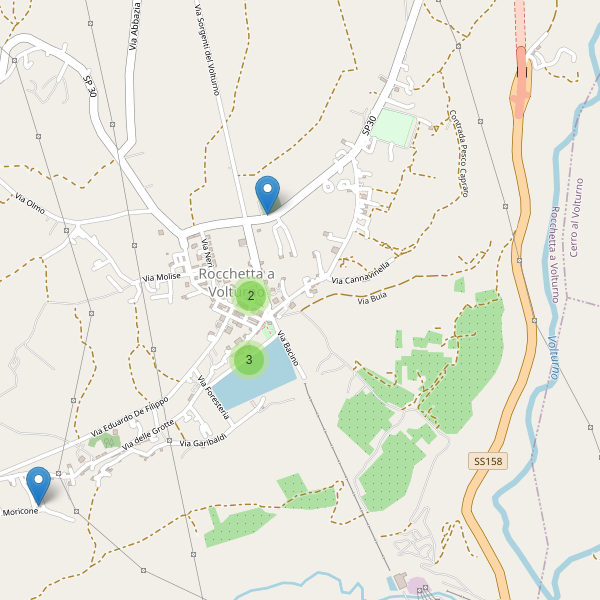 Thumbnail mappa parcheggi di Rocchetta a Volturno