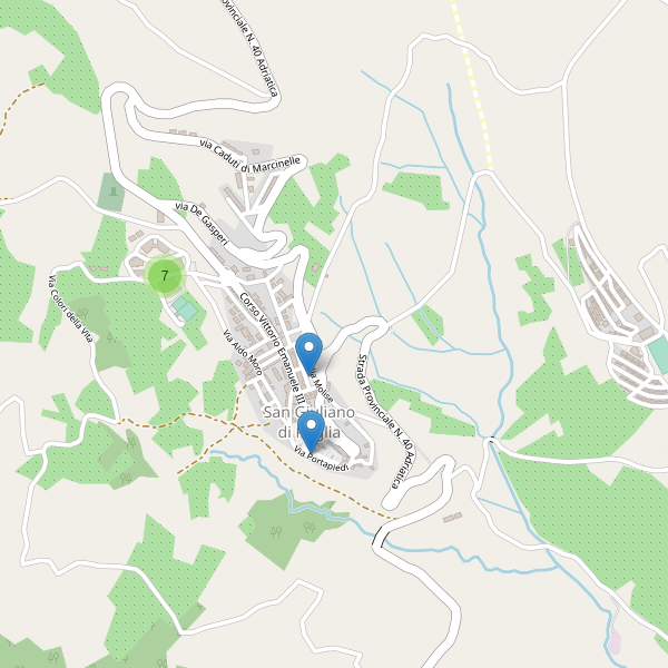 Thumbnail mappa parcheggi di San Giuliano di Puglia