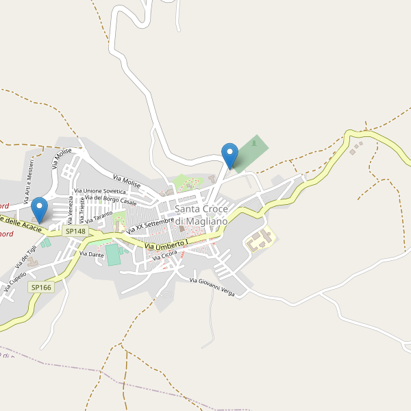 Thumbnail mappa parcheggi di Santa Croce di Magliano