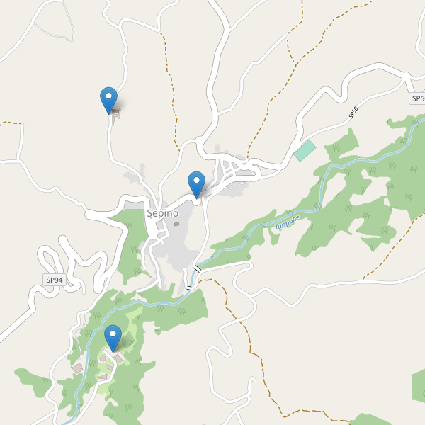 Thumbnail mappa parcheggi di Sepino
