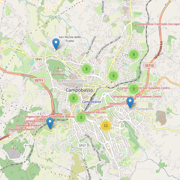 Thumbnail mappa scuole di Campobasso