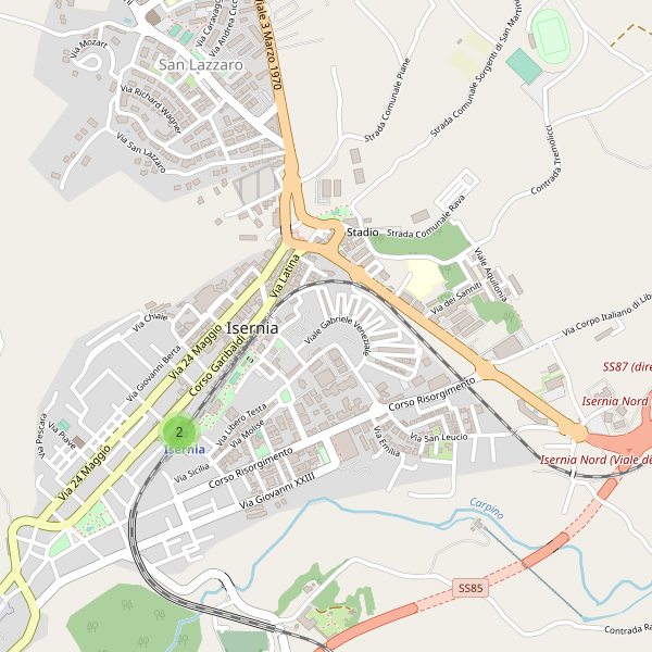 Thumbnail mappa stazioni di Isernia