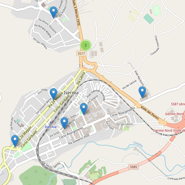 Thumbnail mappa supermercati di Isernia