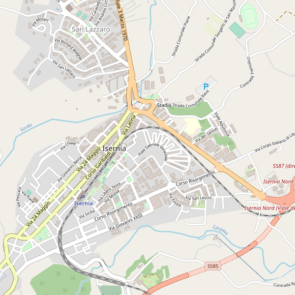 Thumbnail mappa taxi di Isernia