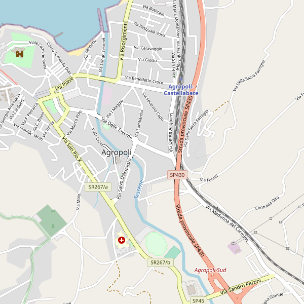 Thumbnail mappa stradale di Agropoli