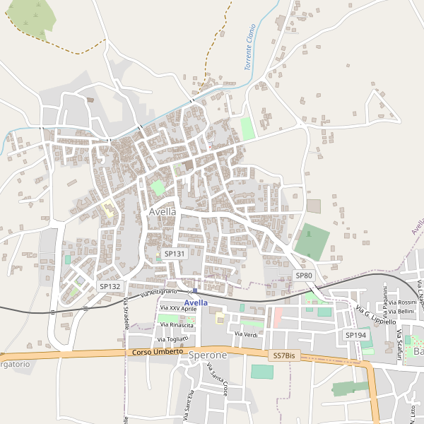 Thumbnail mappa hotel di Avella