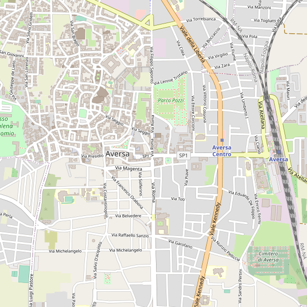 Thumbnail mappa stazionibus di Aversa